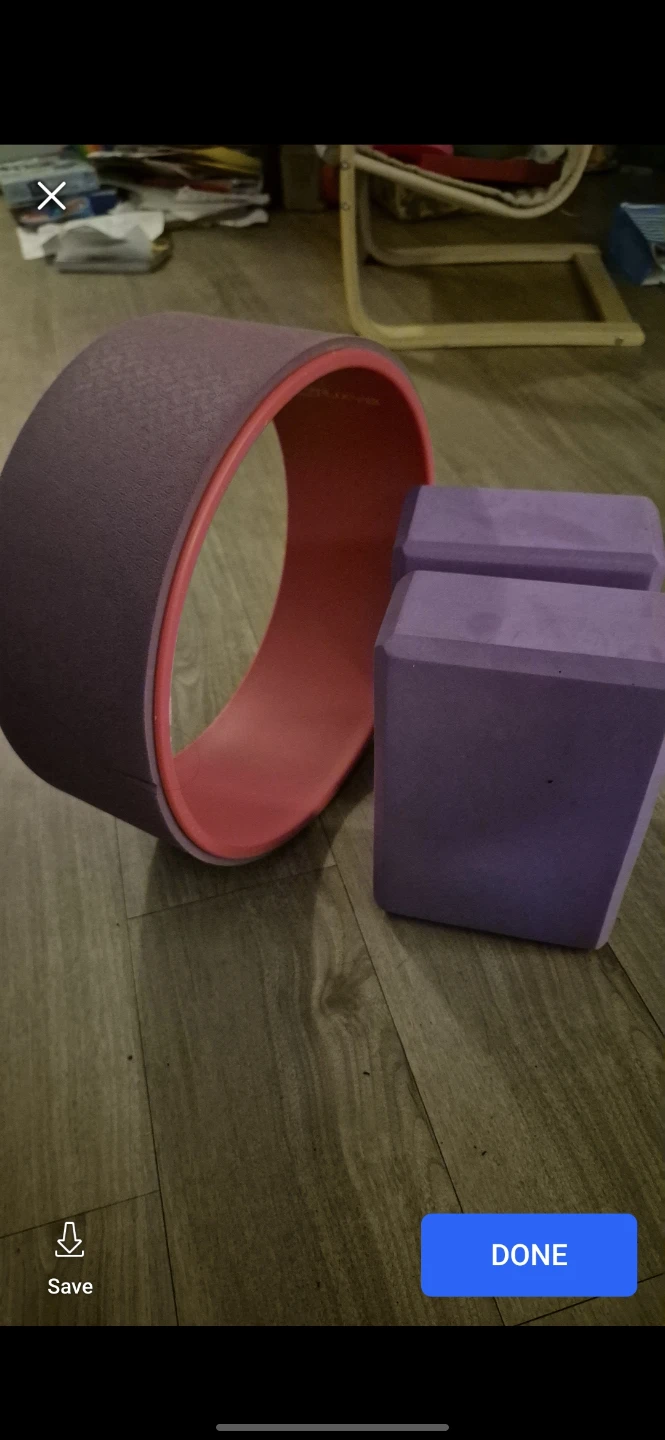 Yoga Wheel and Blocks Set