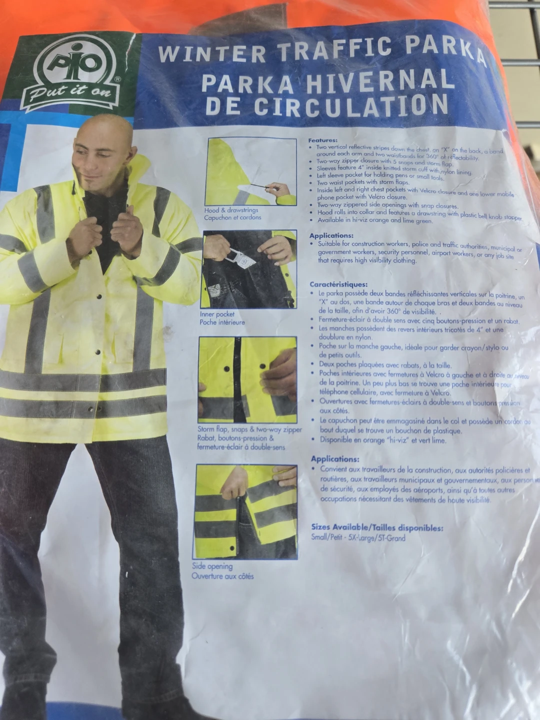 Put It On Orange Traffic Parka
