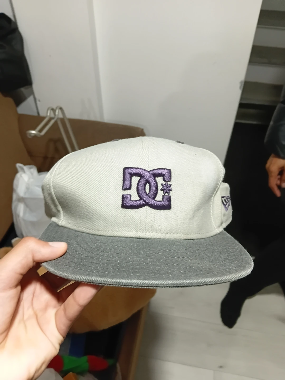 DC Shoes Fitted Hat - Grey/Cream