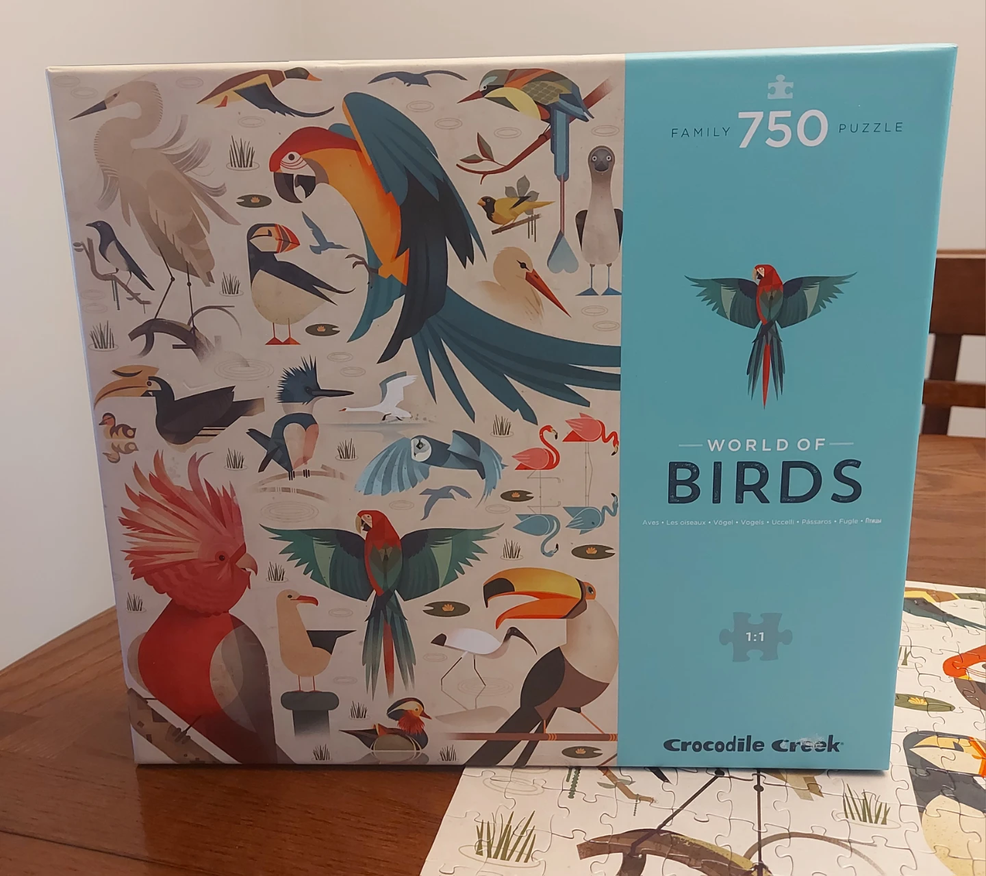 750 piece and 500 piece puzzles