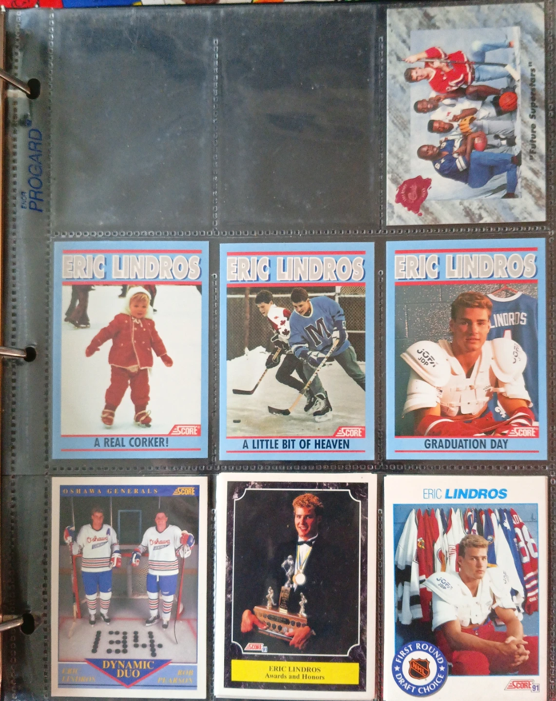 Collection of  baseball and hockey trading cards. - photo 3