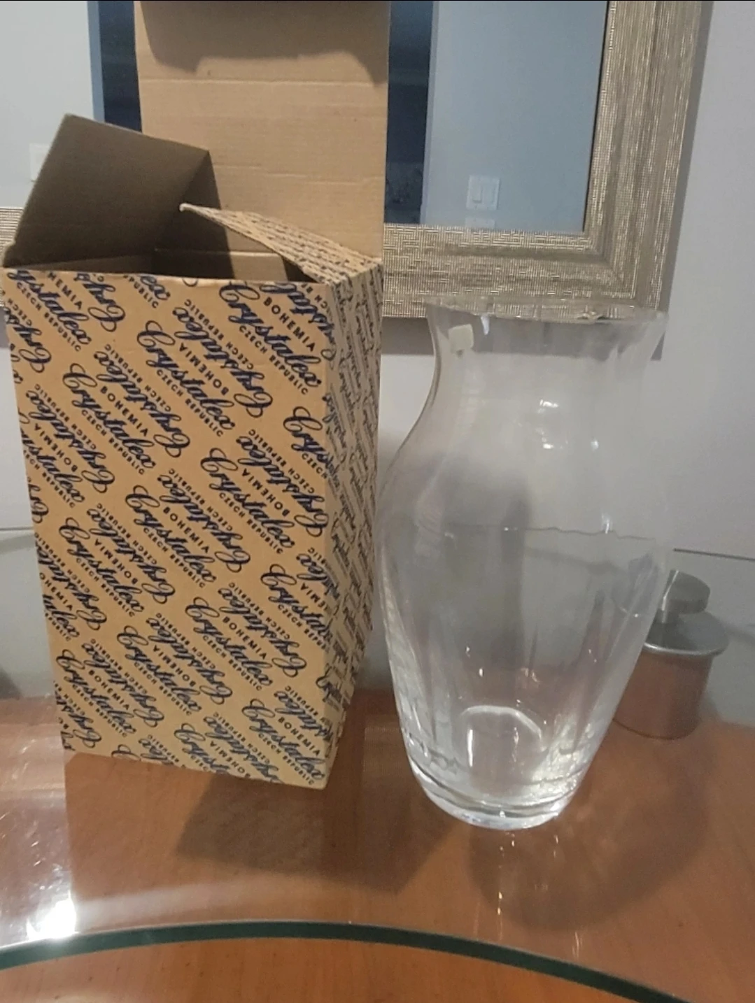 Crystalex Bohemia Vase - Czech Republic