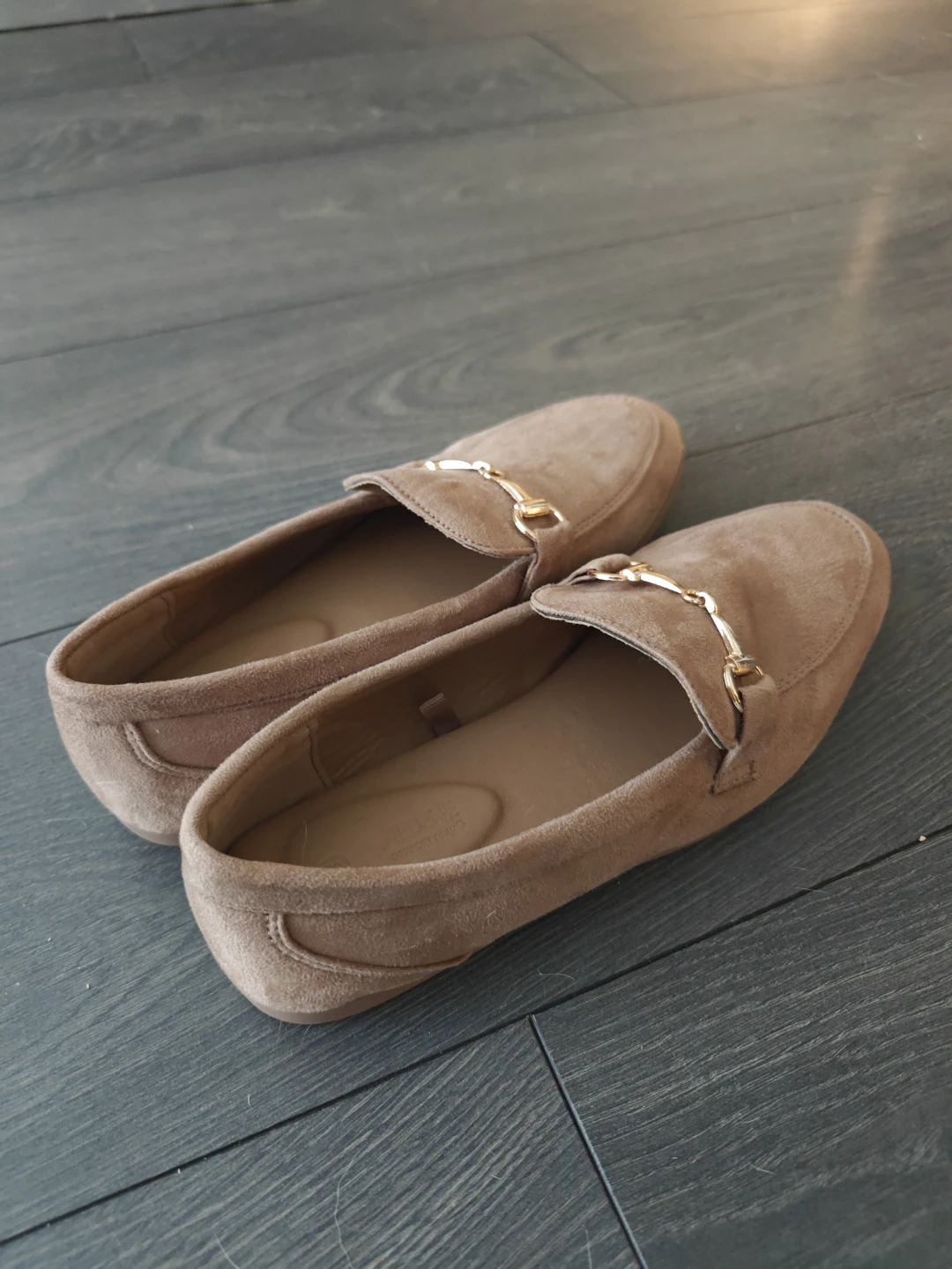 Women's brown Suede Loafers