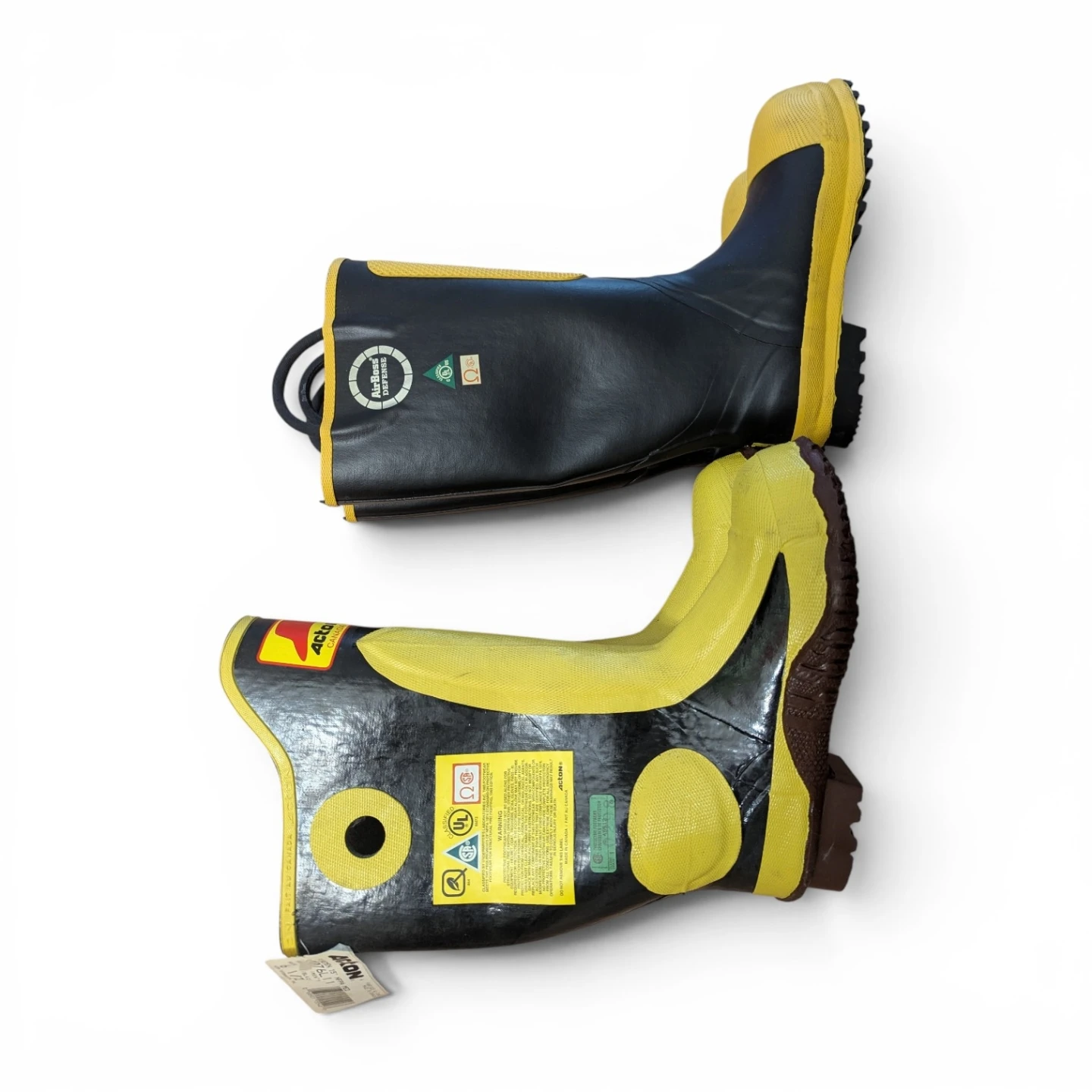 2 PAIR Durable firefighter boots. PRICE IS PER PAIR - photo 5