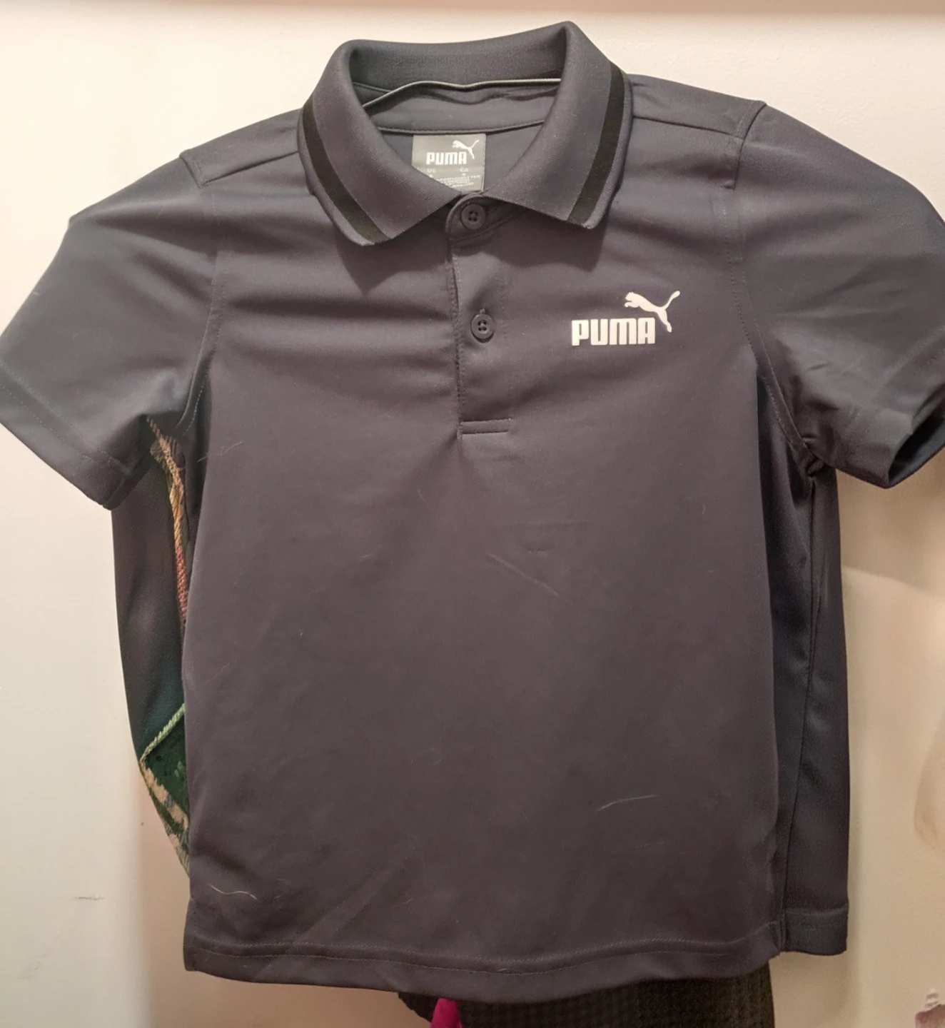 Puma Boys' Short Sleeve Polo Shirt Size 4 - Navy