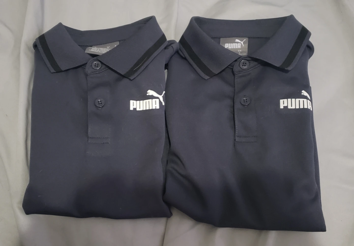 Puma Boys' Short Sleeve Polo Shirt Size 4 - Navy - photo 4