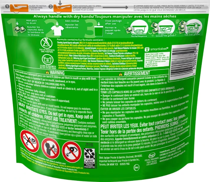 Gain Flings! Original Laundry Detergent Pods (16 Count x3) - photo 3