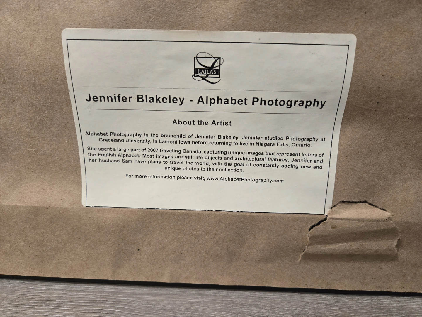 Jennifer Blakeley Alphabet Photography Art Print - photo 2