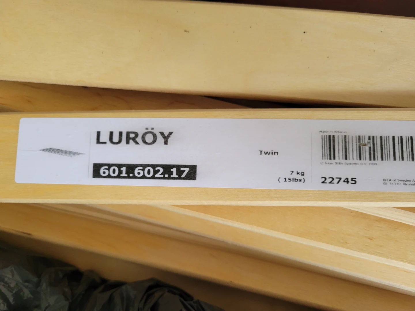 IKEA LURÖY Twin Bed Slats - photo 2