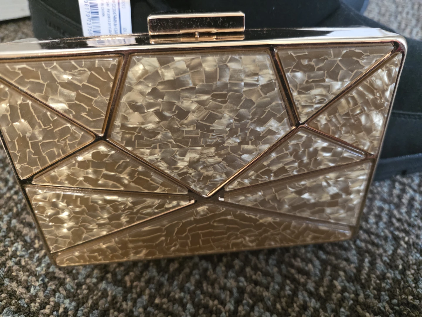 Geometric Clutch Purse