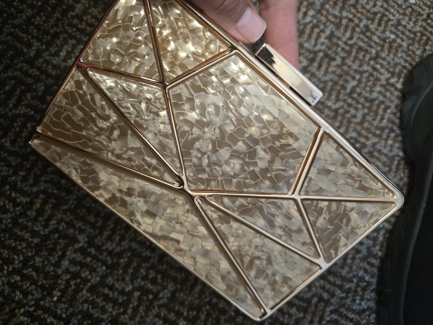 Geometric Clutch Purse - photo 2