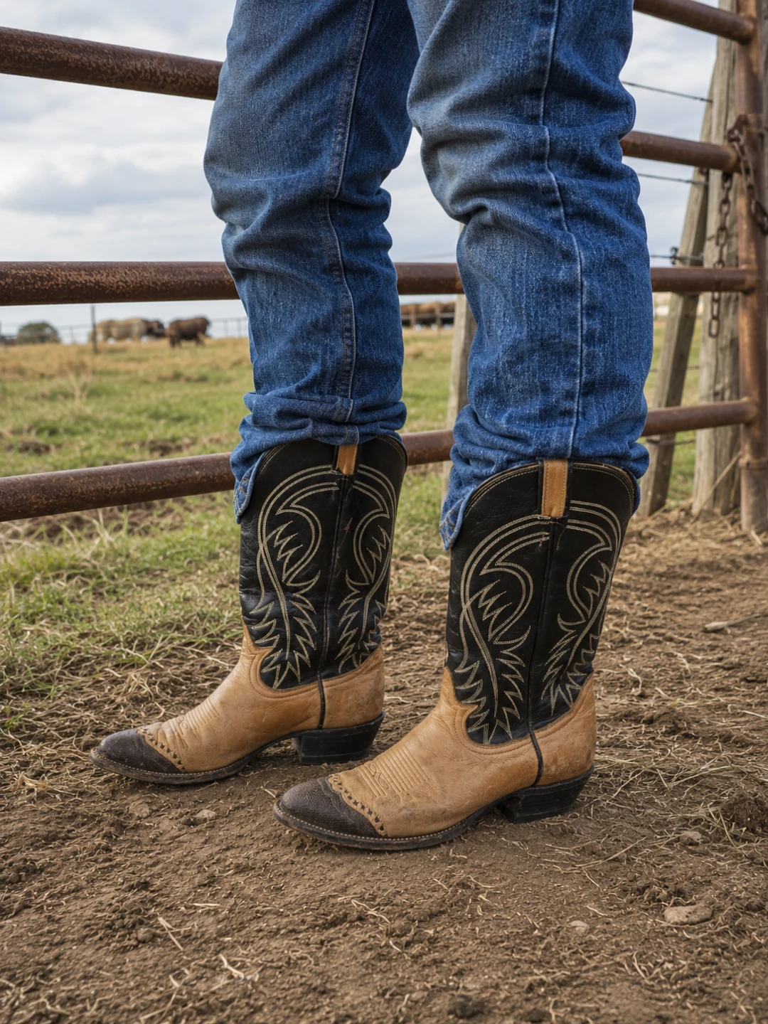 Tony Lama Cowboy Boots Style 6138