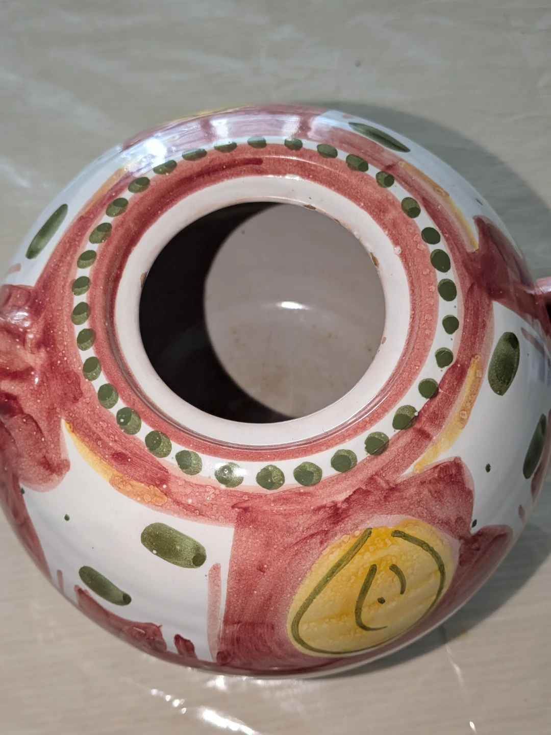 VIETRI Solimene Hand Painted Ceramic Teapot - photo 4