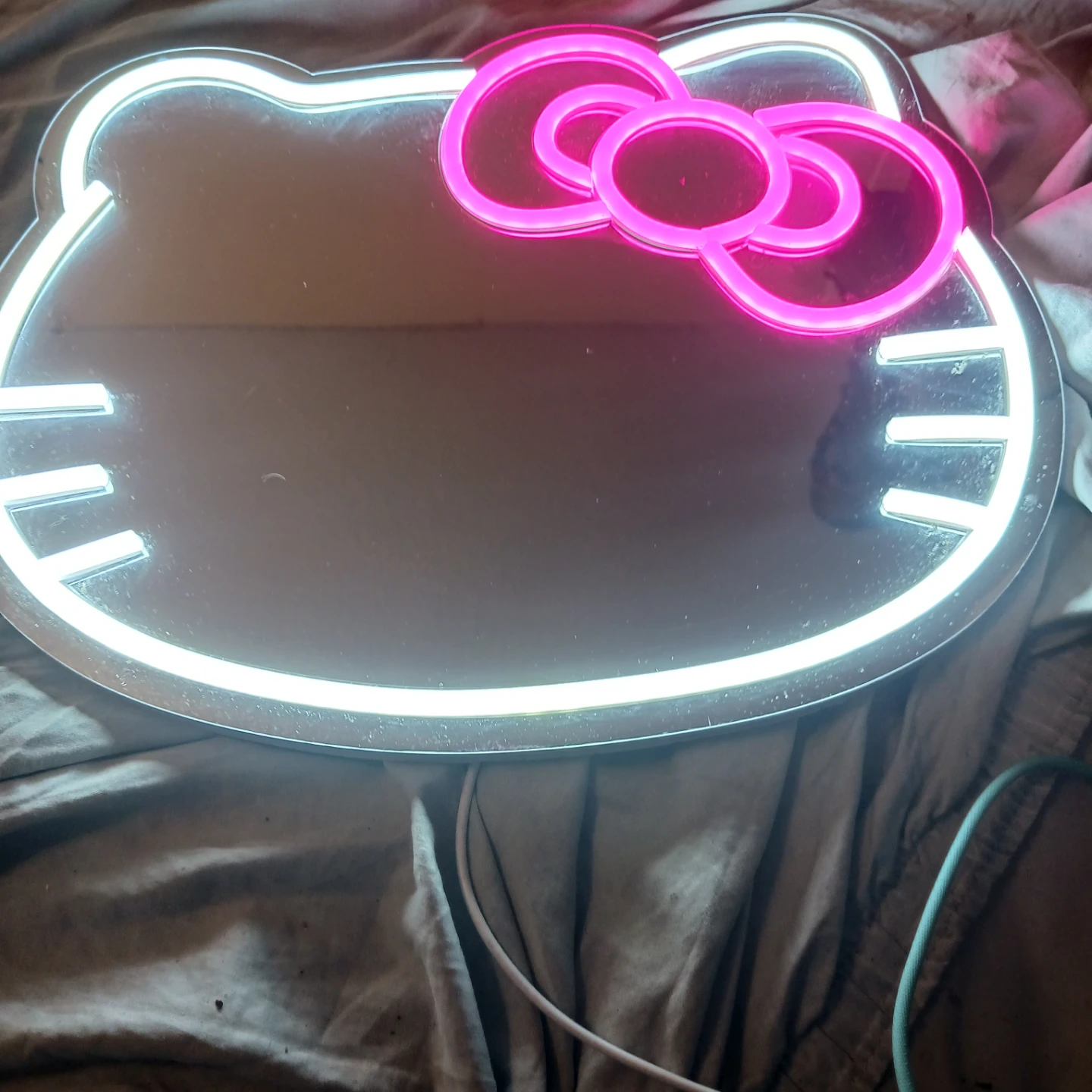 Hello Kitty Neon Sign Mirror