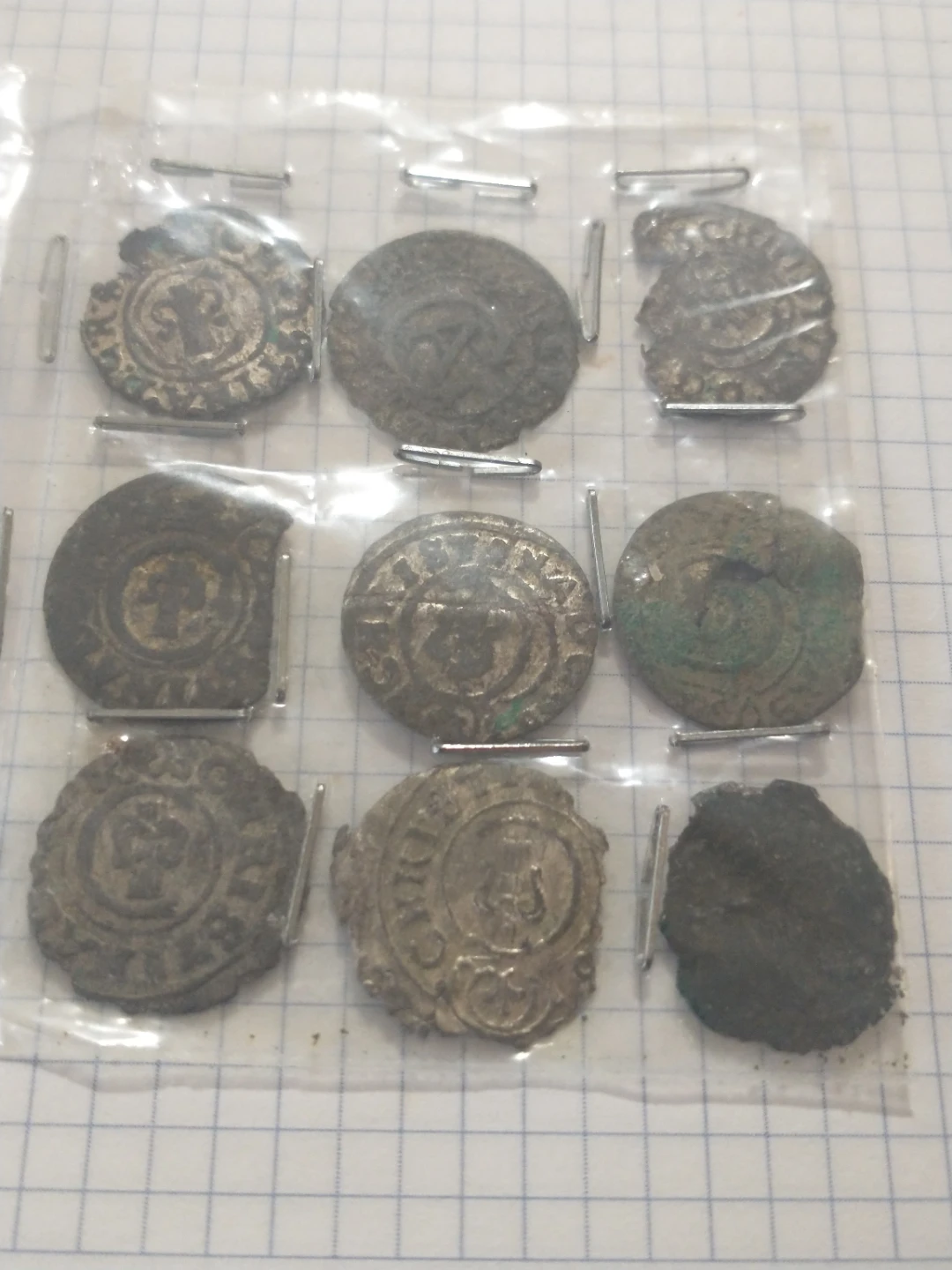 1640s Lot of 9 Polish Lithuanian Commonwealth solidus coins - photo 4