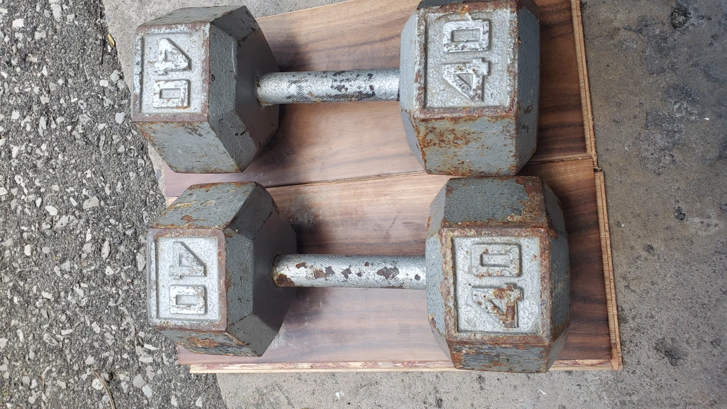 40 lb Hex Dumbbells (Pair) - photo 2
