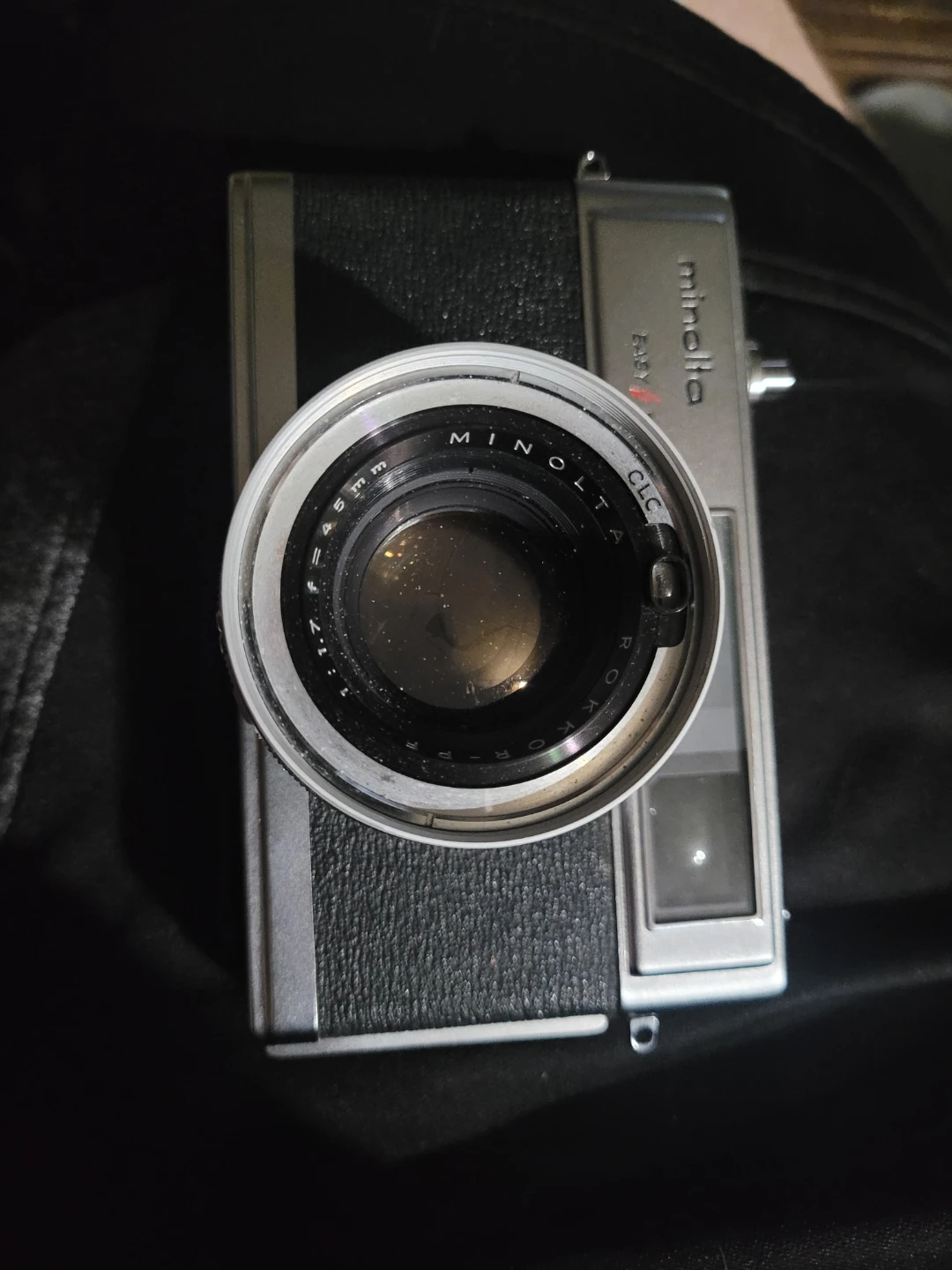 Minolta Hi-matic 9 Camera with Honeywell Strobonar 100 Flash