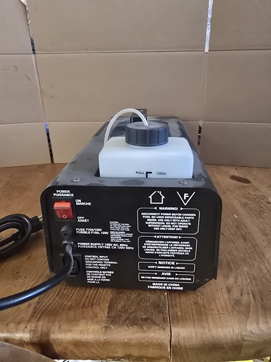 Black Fog Machine - photo 3