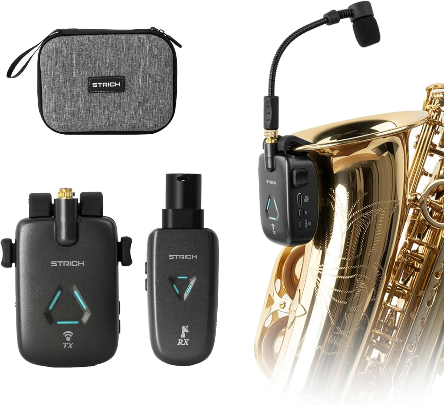 Wireless Microphone System for Wind Instruments
