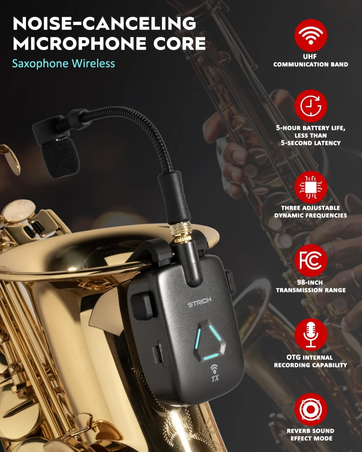 Wireless Microphone System for Wind Instruments - photo 2