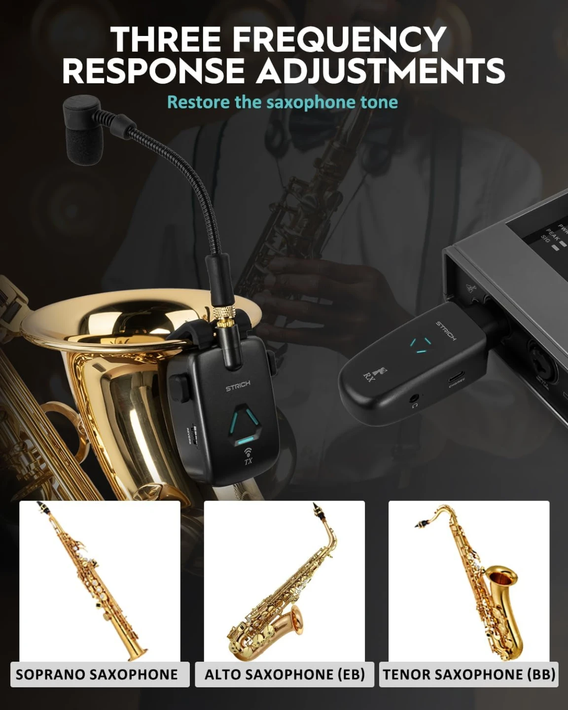Wireless Microphone System for Wind Instruments - photo 3