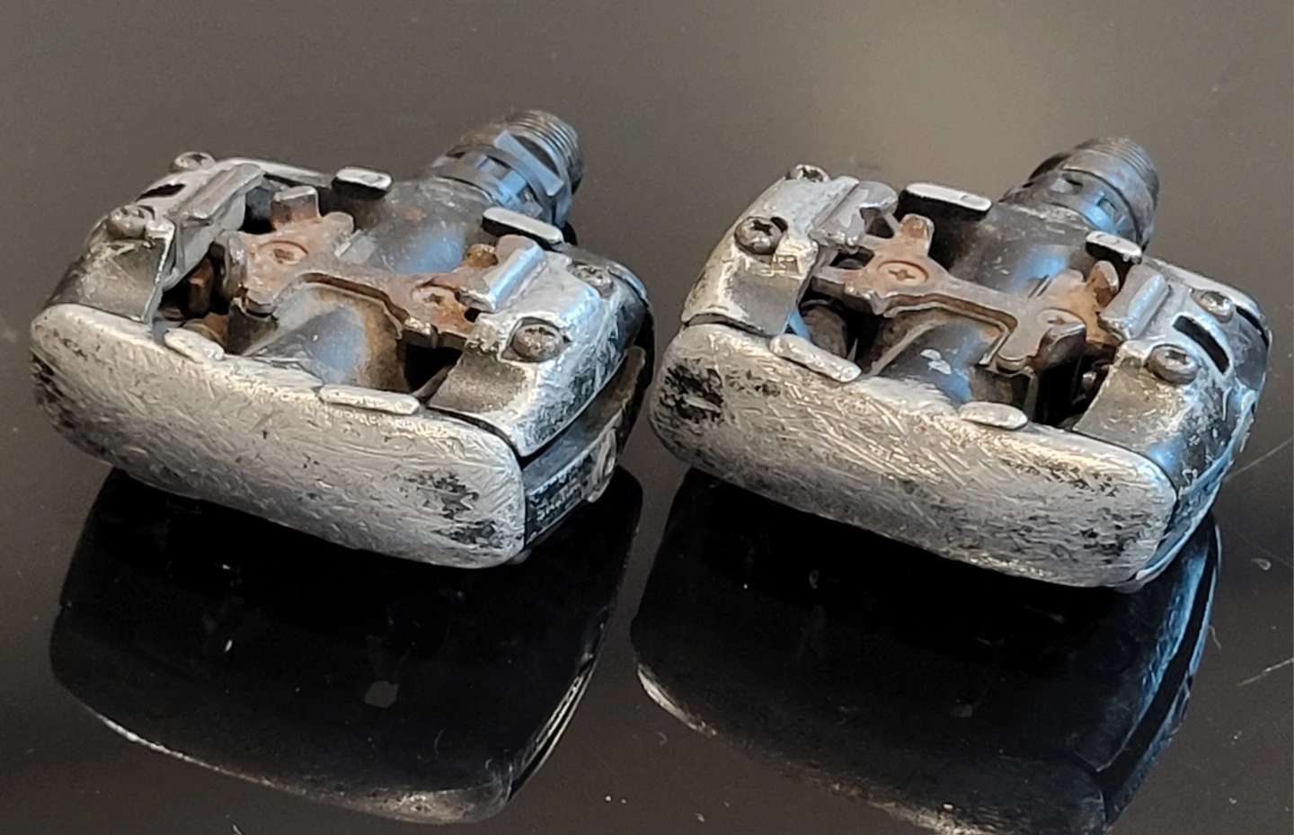 Vintage Shimano Deore XT XTR SPD clipless pedals - photo 2