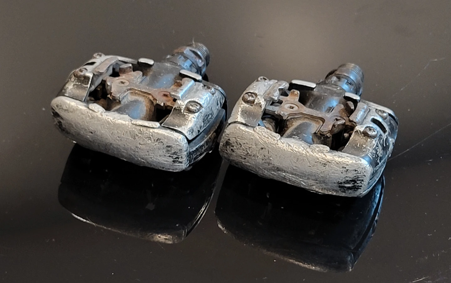Vintage Shimano Deore XT XTR SPD clipless pedals - photo 3