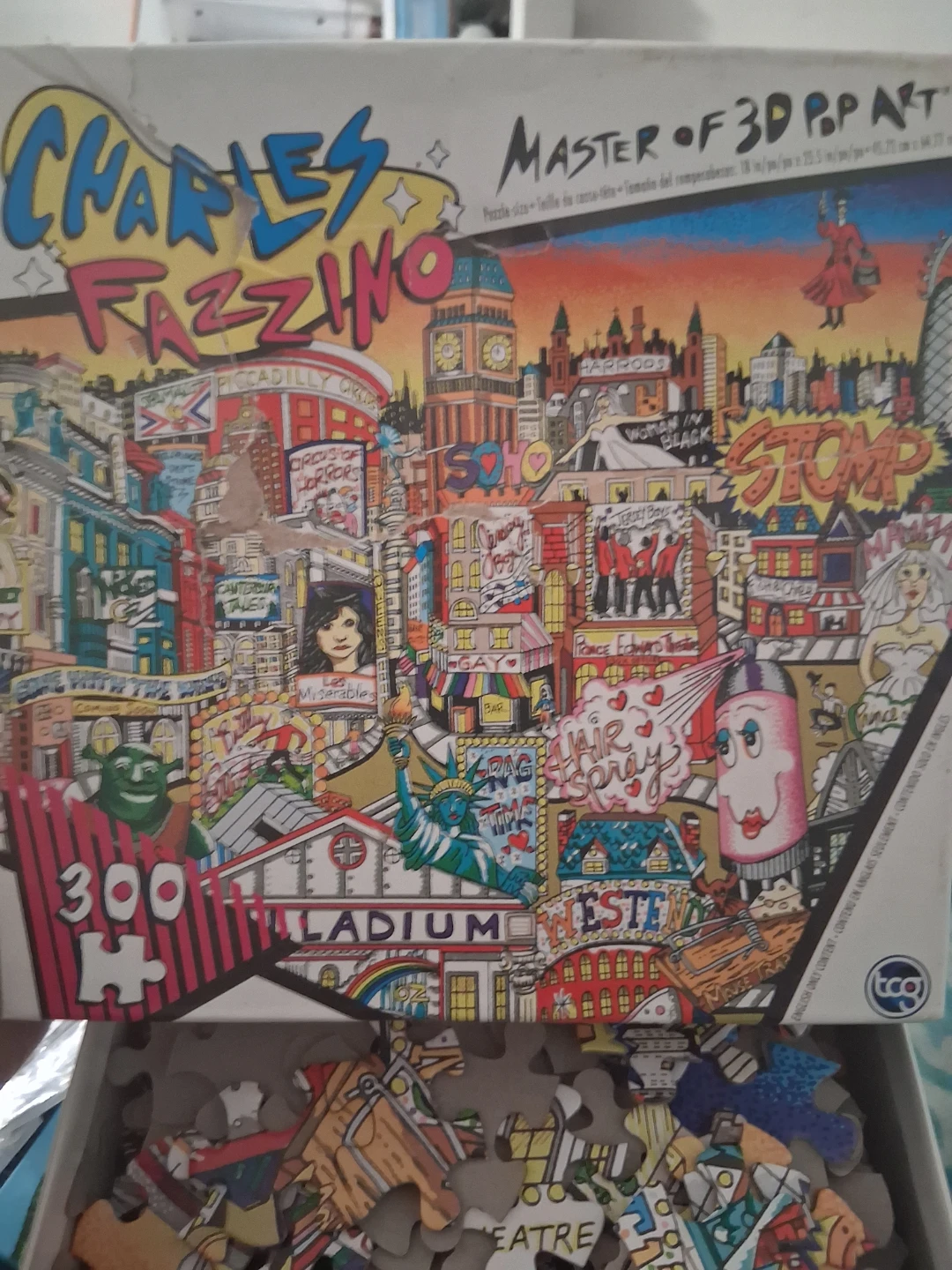 Charles Fazzino 300 Piece Puzzle - Master of 3D Pop Art - photo 3