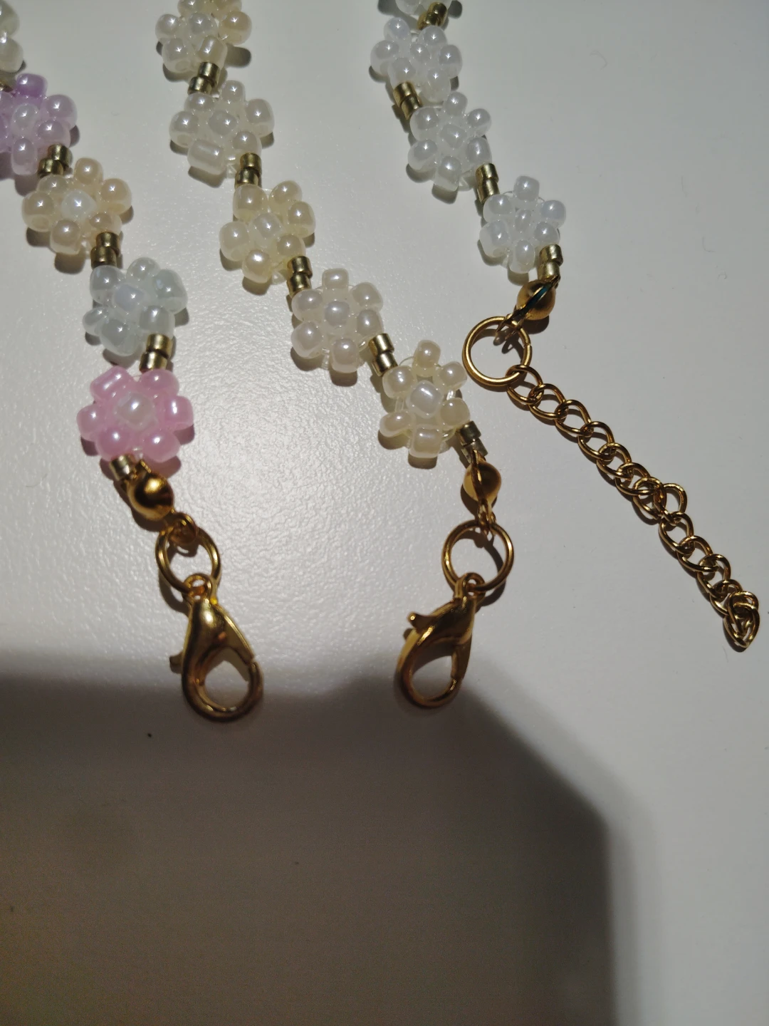 Handmade flower bracelets