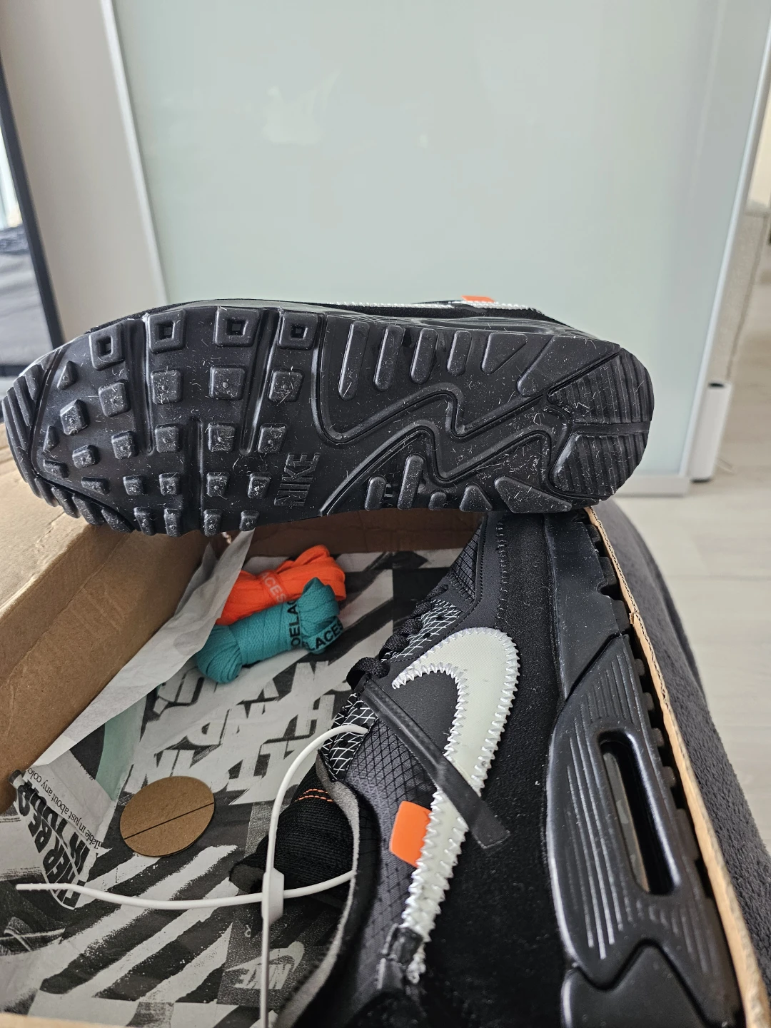 Nike Air Max 90 Off-White Sneakers - photo 2