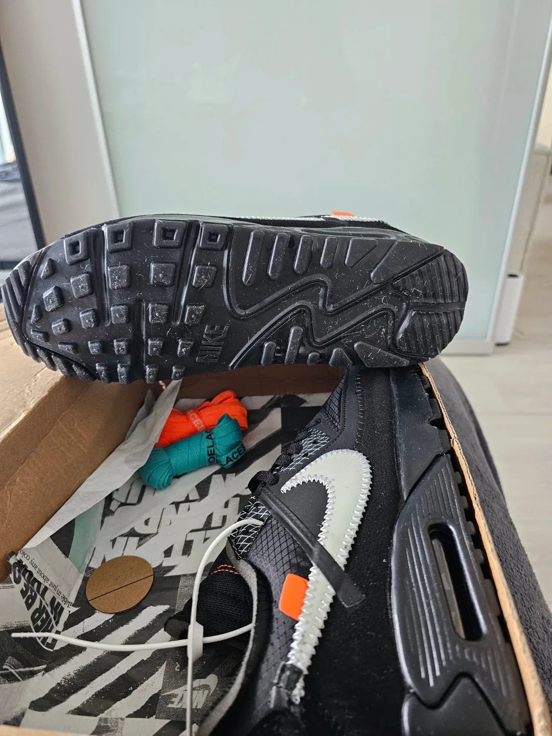 Nike Air Max 90 Off-White Sneakers - photo 2