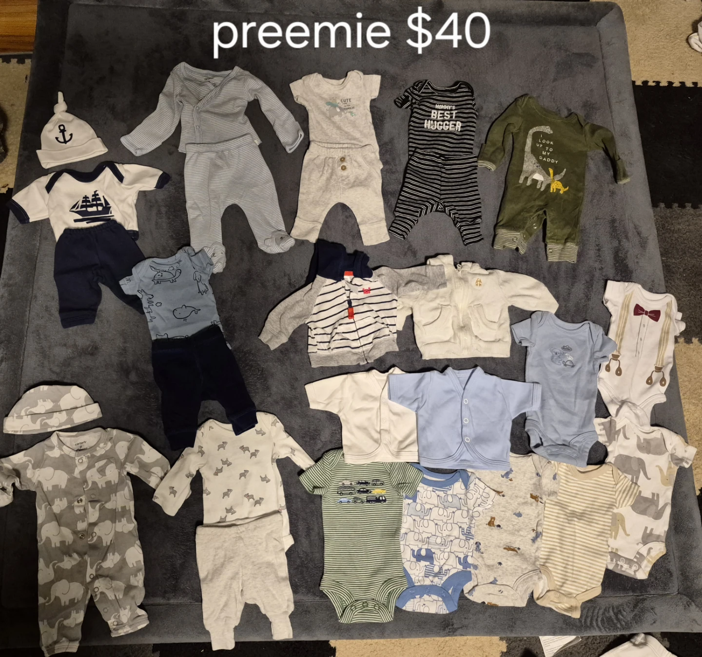 Preemie Baby Clothes Bundle - Assorted - photo 2