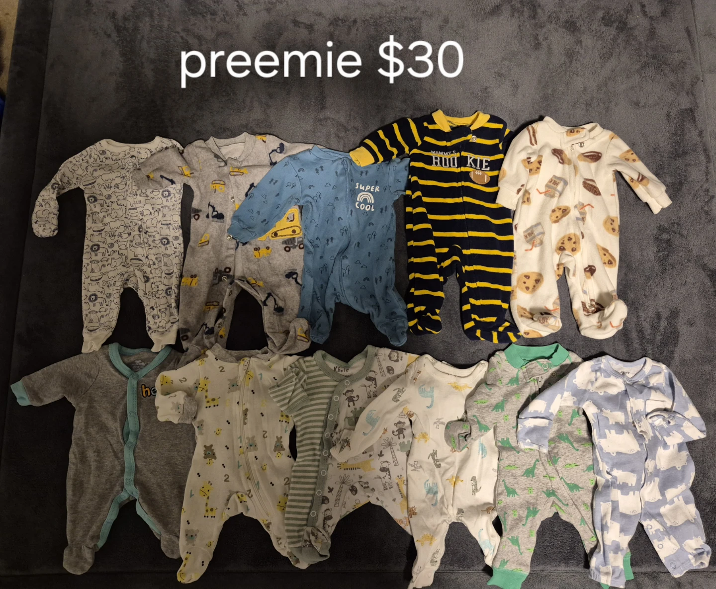 Preemie Baby Clothes Bundle - Assorted - photo 3