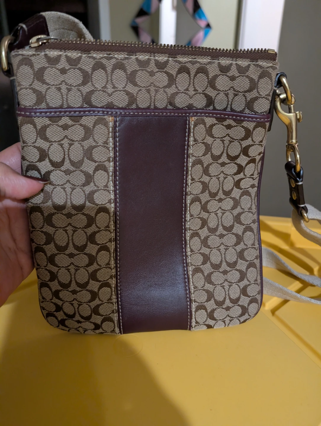 Coach Monogram Crossbody Bag