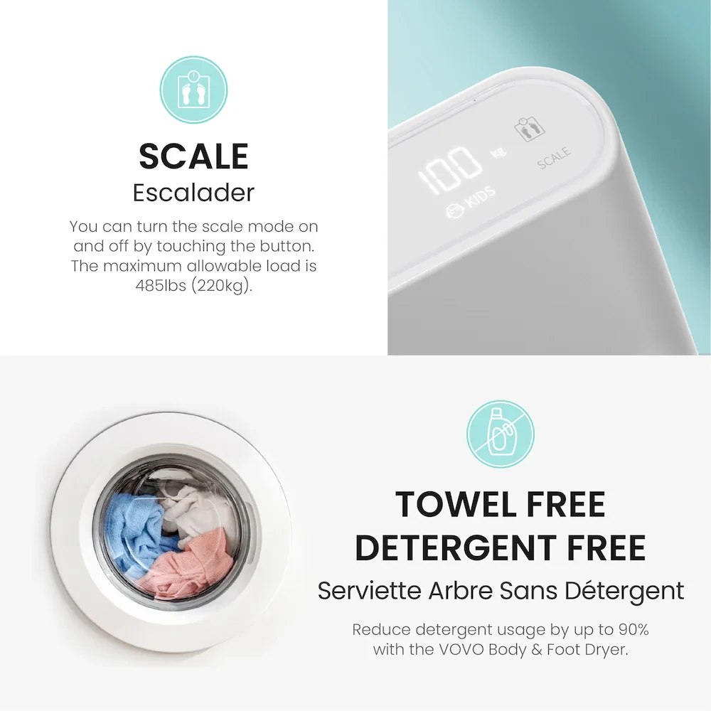 Vovo body and feet dryer for pregnant women, seniors or pets - photo 4