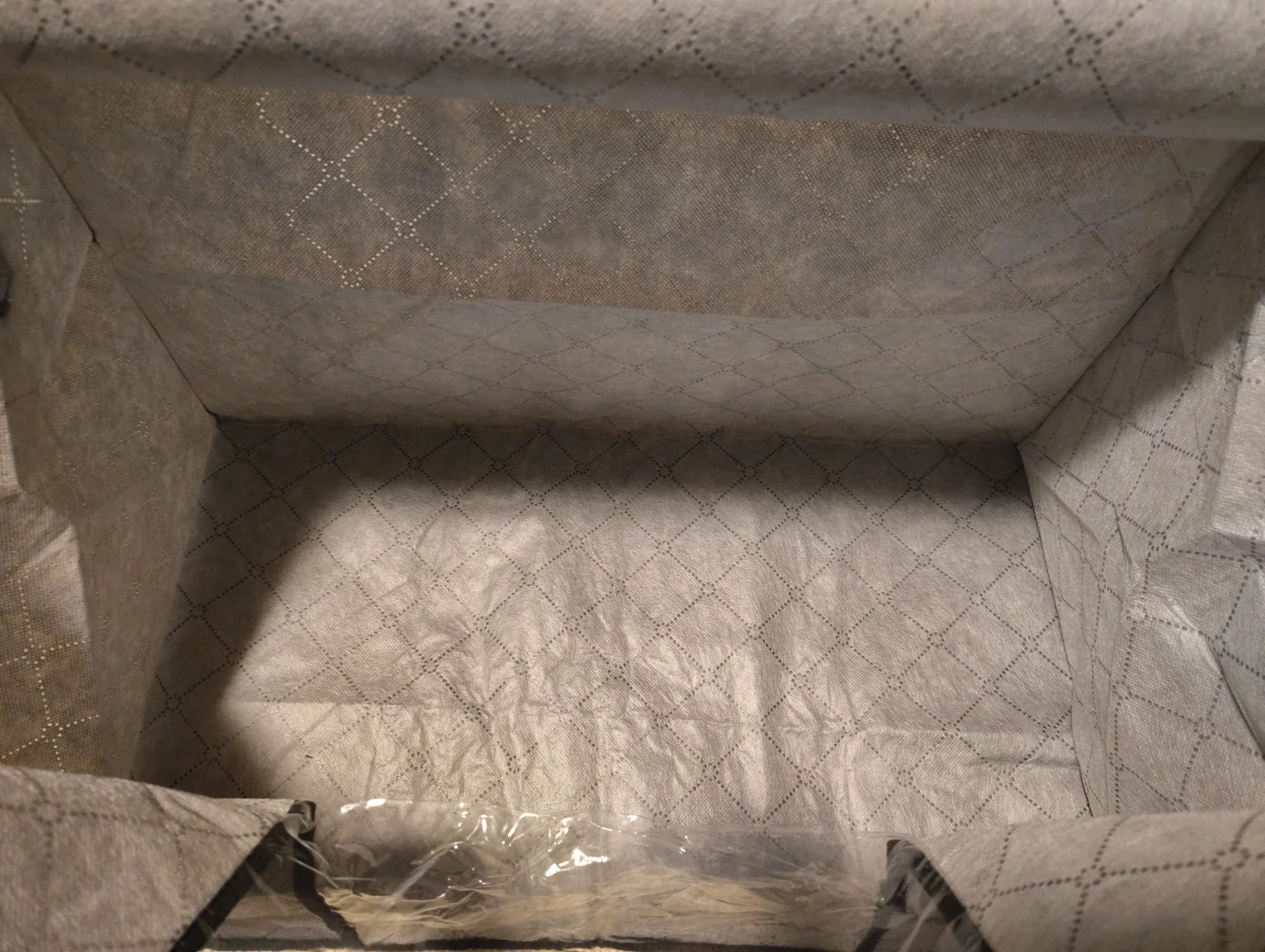 3 Fabric Storage Bin with Clear Window - photo 2
