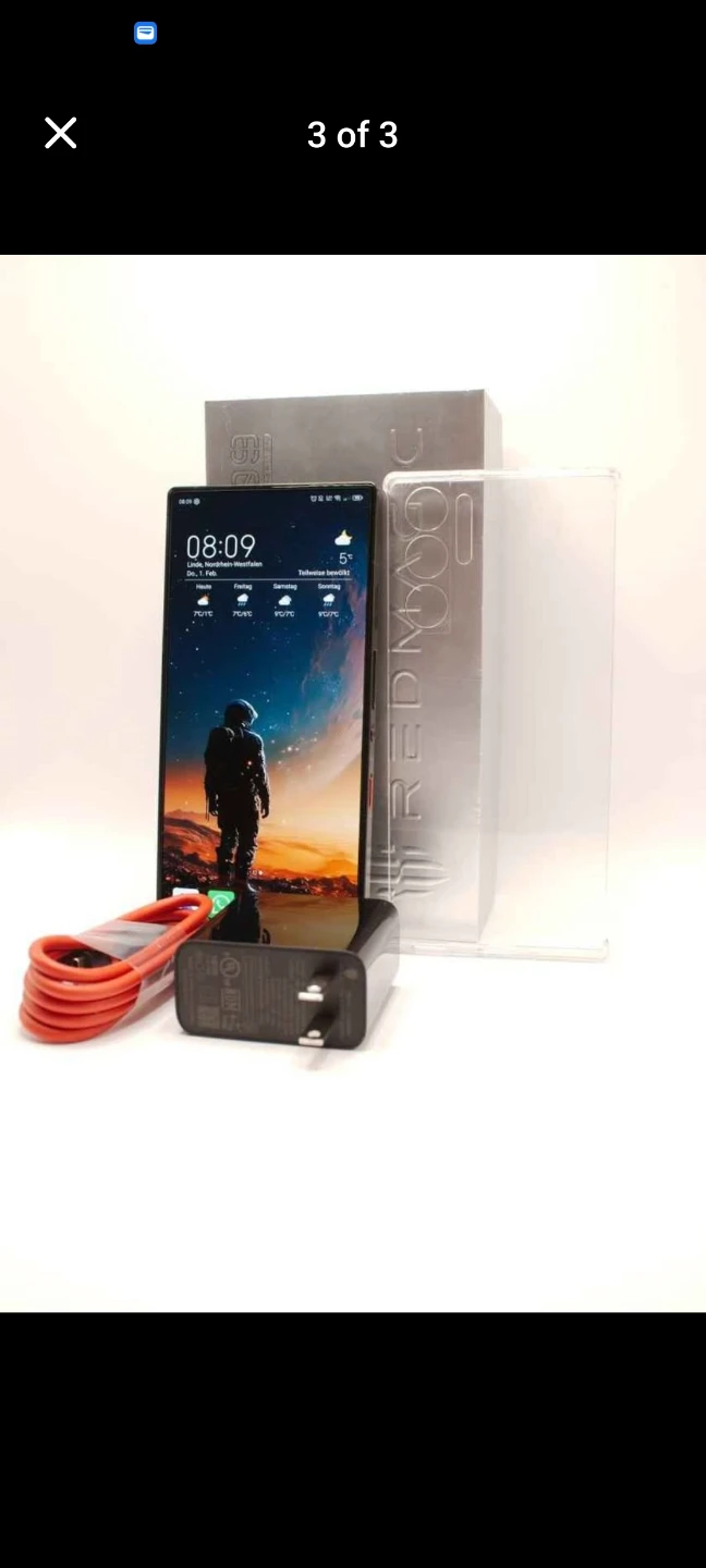 512gb 16gb RedMagic 9 pro Smartphone with Charger and Case - photo 3