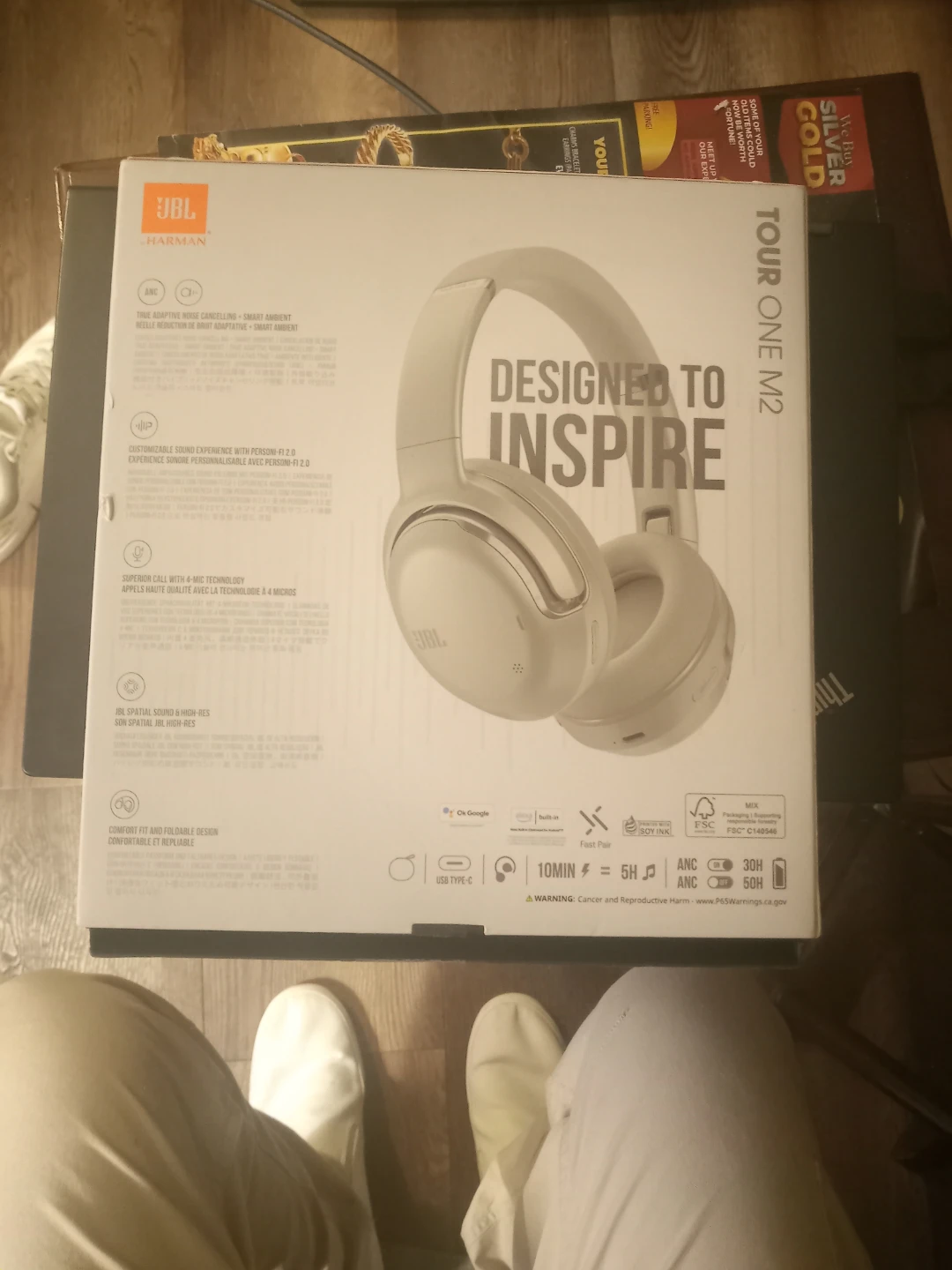 JBL Tour One M2 Wireless Noise Cancelling Headphones