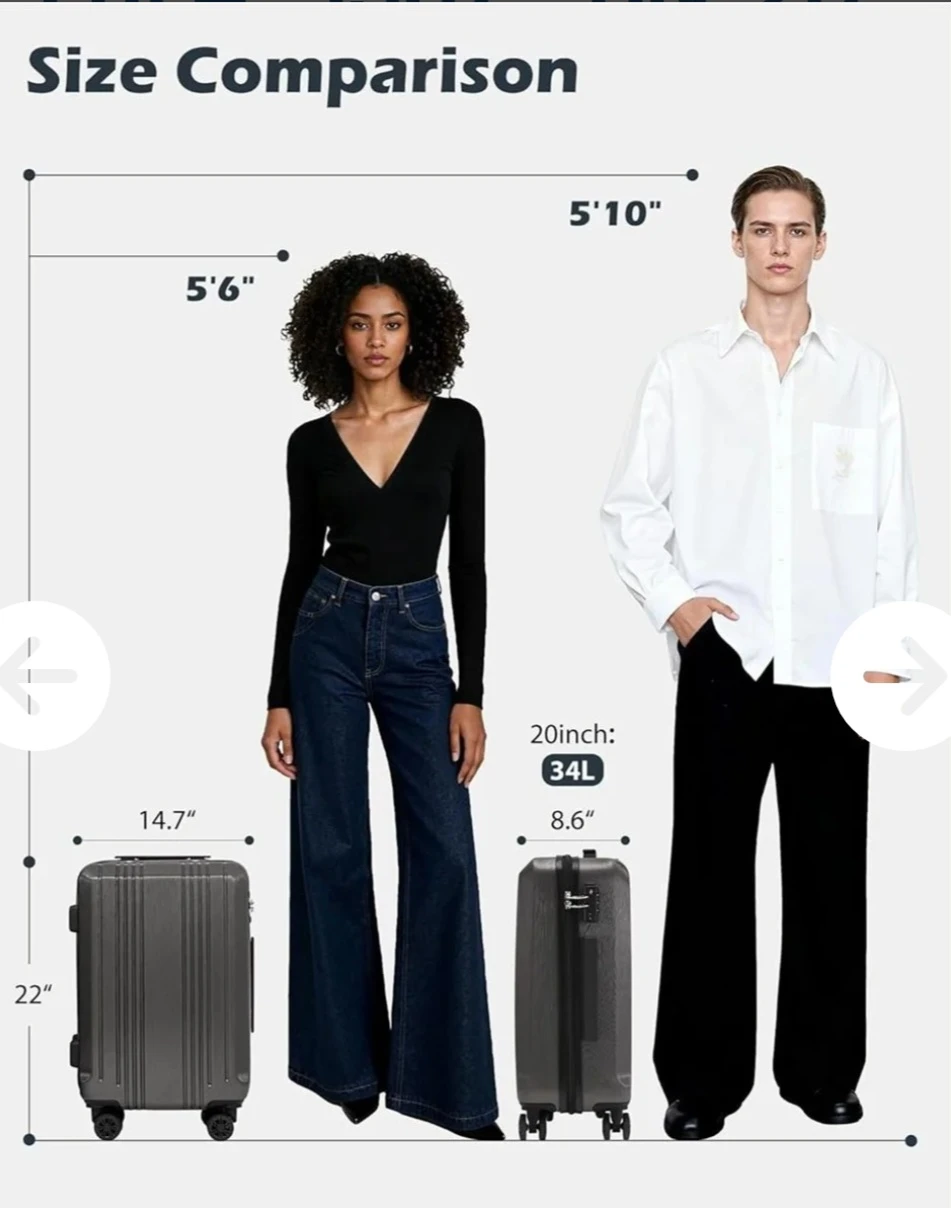 20" Carry-On Spinner Luggage - photo 2