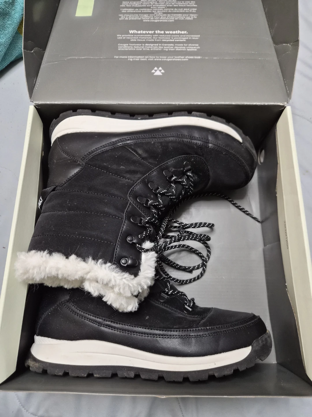 Cougar Winter Boots - Black, Size 10 - photo 2