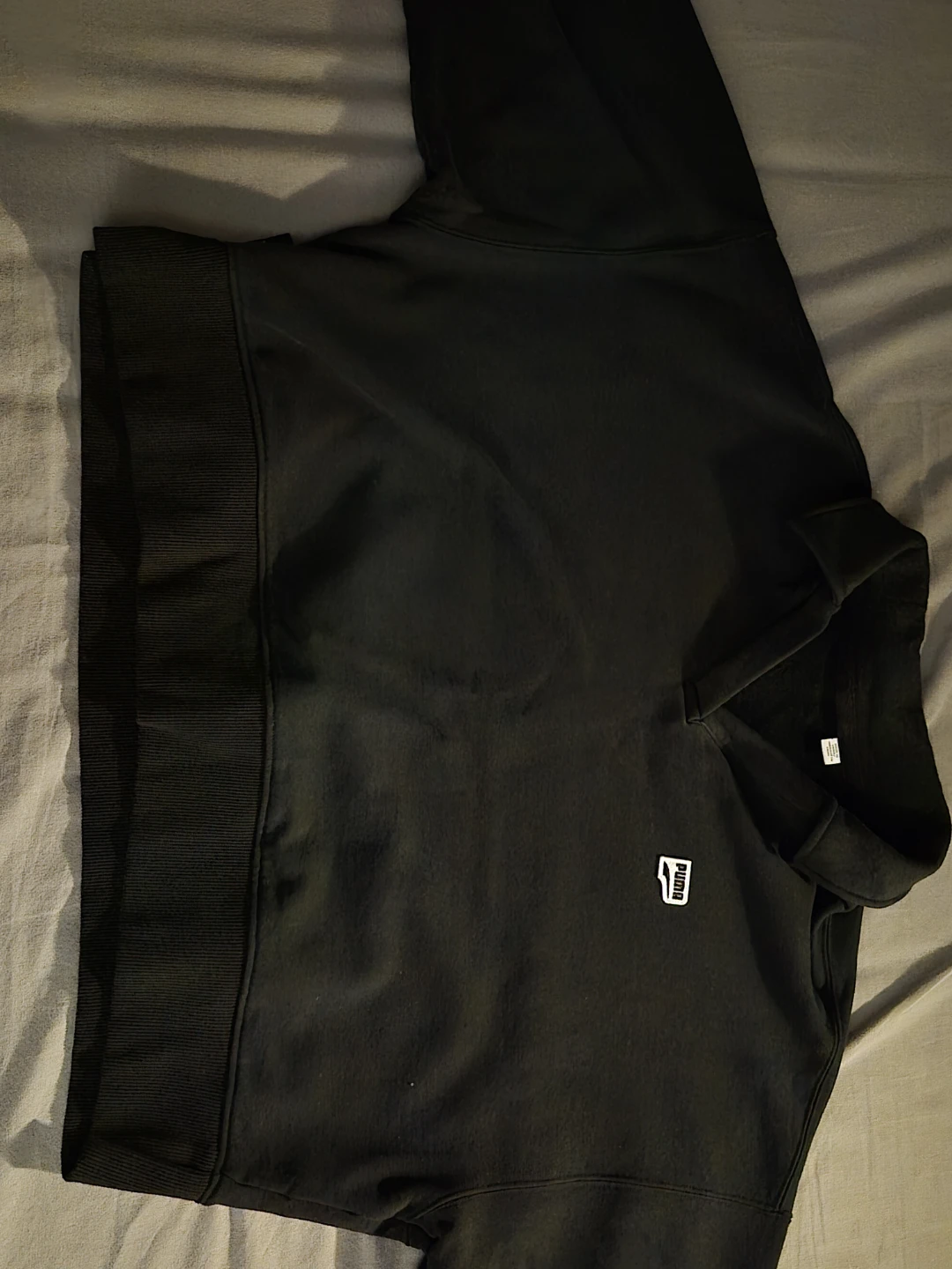 Cropped black Puma long sleeve with collar - photo 3