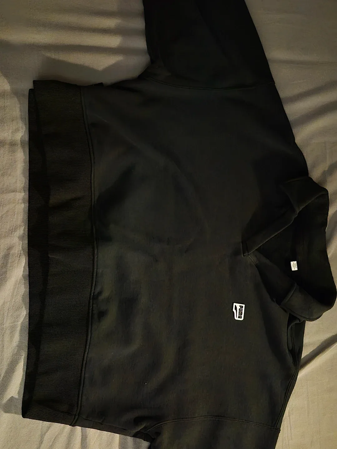 Cropped black Puma long sleeve with collar - photo 3