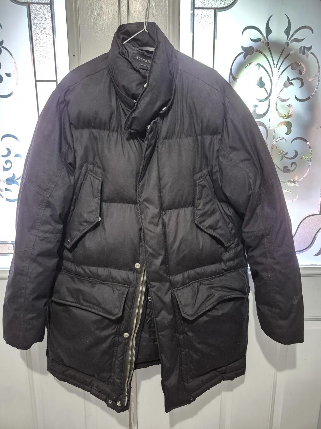 AllSaints Down Puffer Jacket - Medium