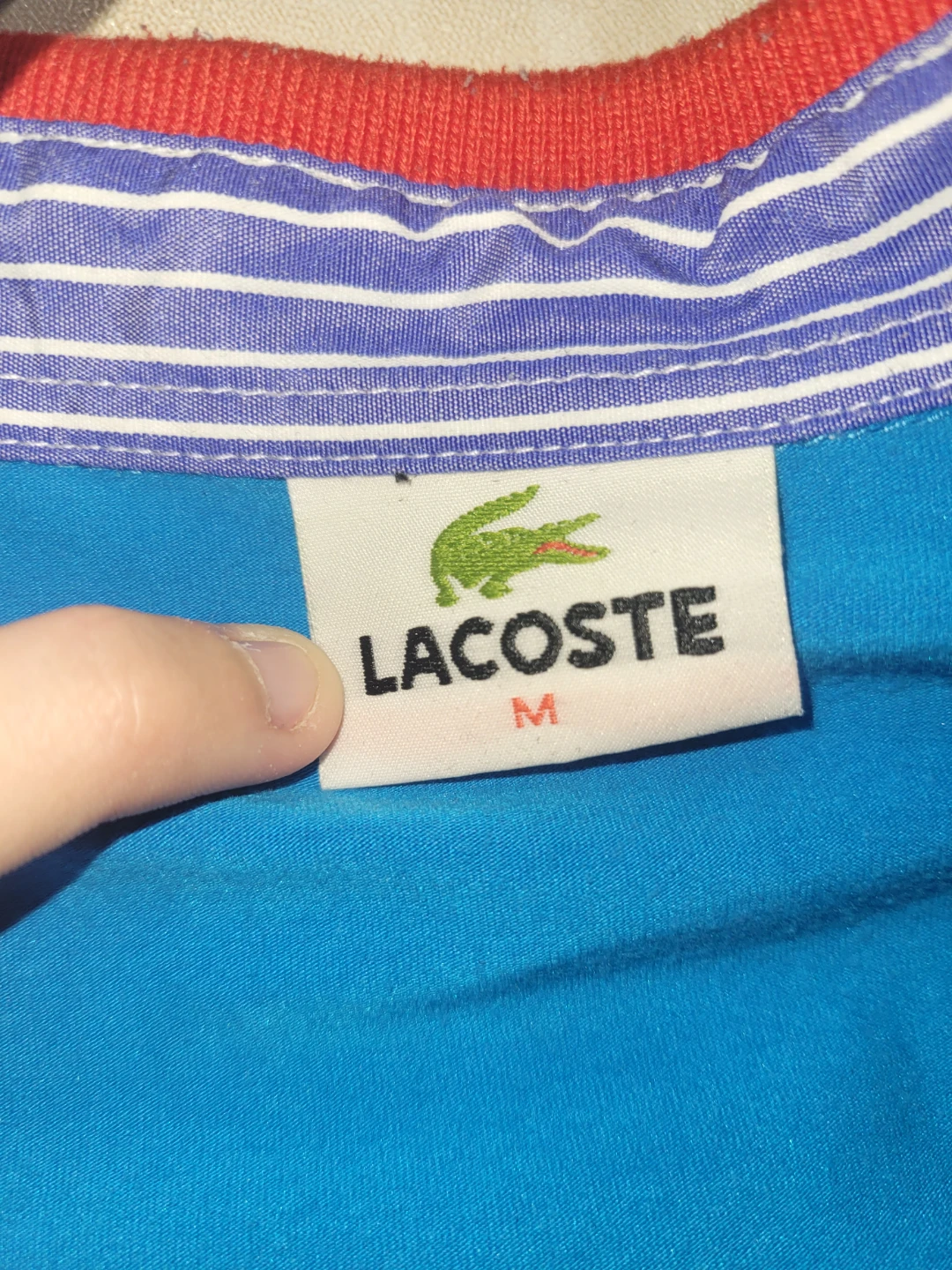 Lacoste Blue Polo Shirt - Size M - photo 3