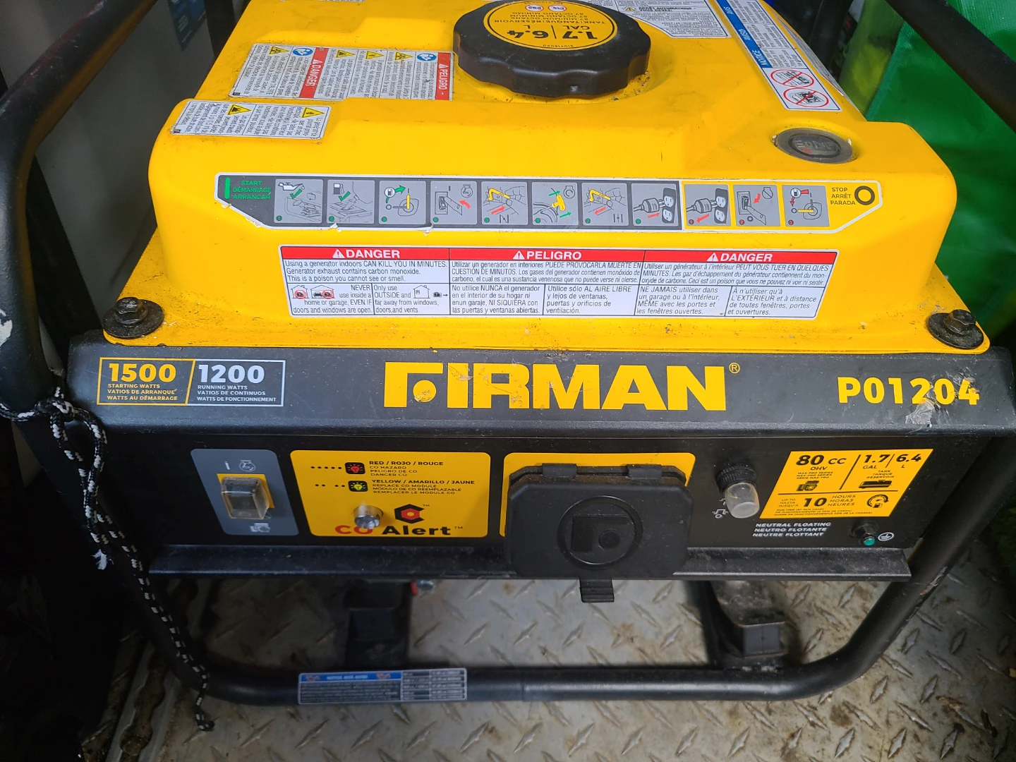 Firman P01204 Generator