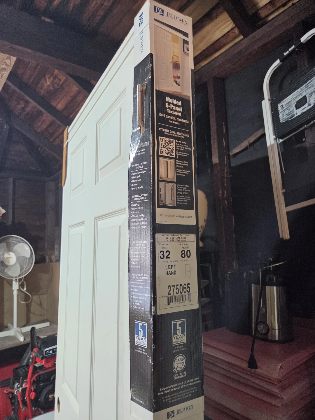 JELD-WEN Molded 6-Panel Interior Door - White - photo 3