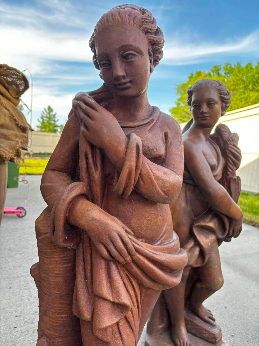 3 Large (Approx 3ft) Henry's Studio Three Seasons Statue - photo 5