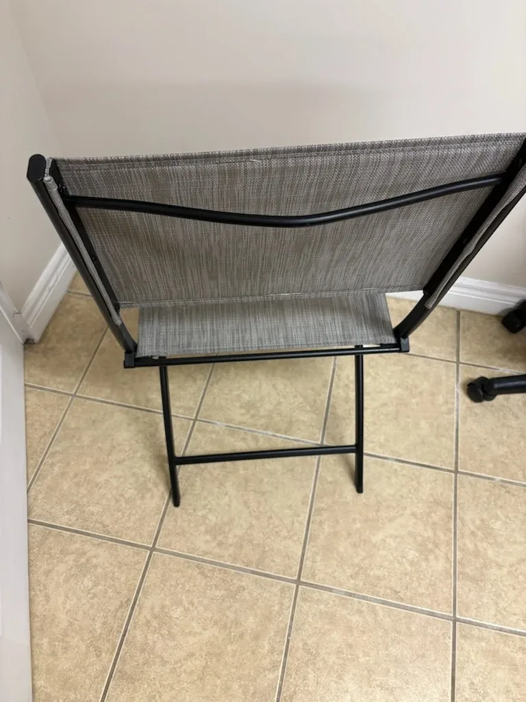 Grey Folding Chair - photo 3