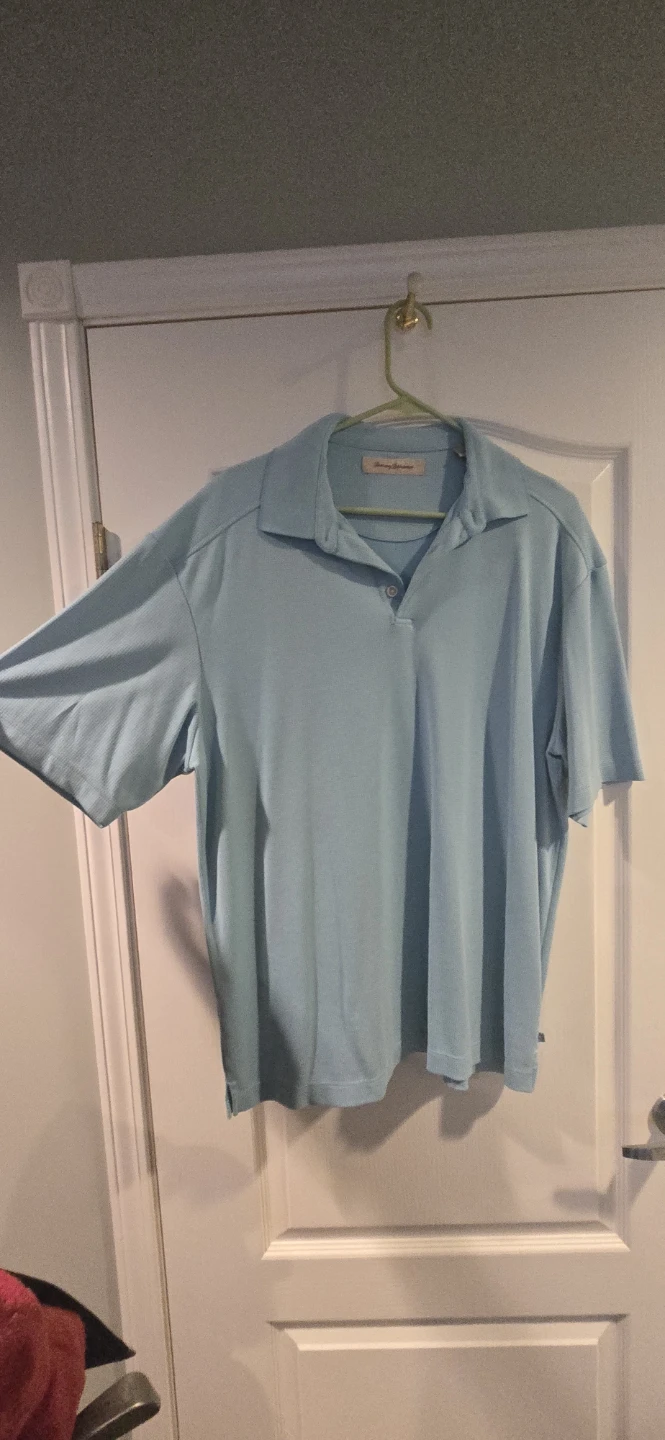 Tommy Bahama Men's Polo Shirt - Light Blue - photo 2