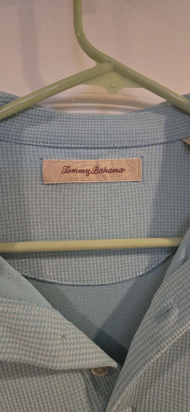 Tommy Bahama Men's Polo Shirt - Light Blue - photo 3
